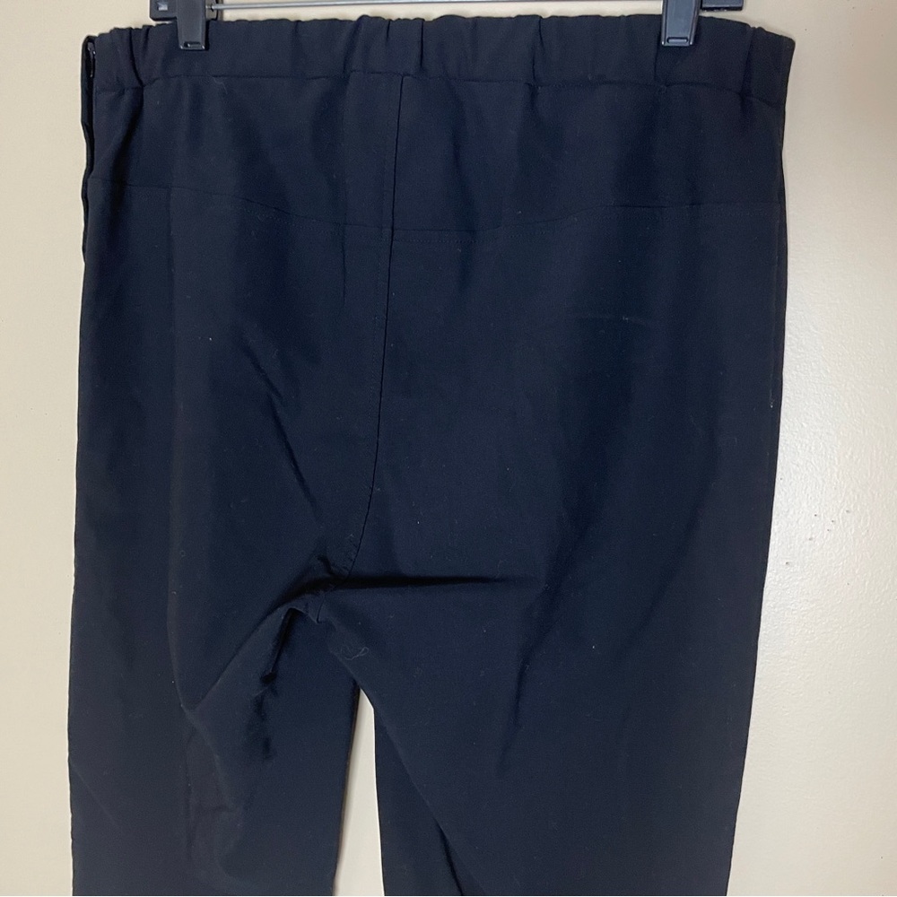 MM Lafleur Black Foster Women Pants 1X Stretch Business Casual Capsule Old Money - Picture 7 of 12